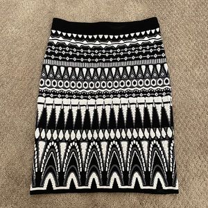 MILLY print tight skirt
